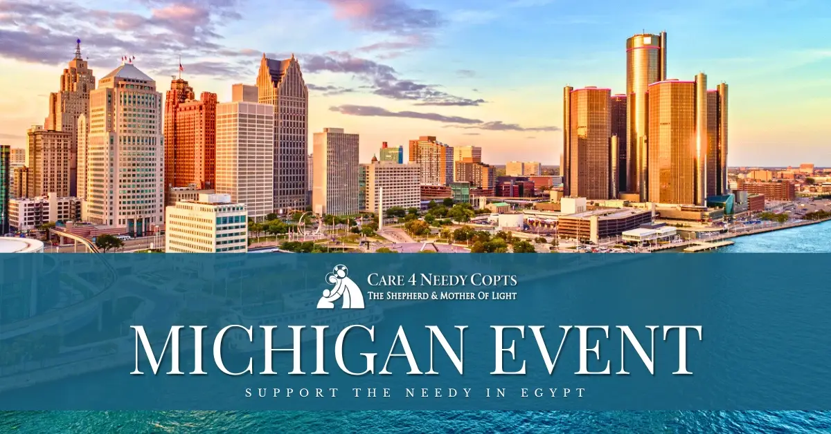 Care 4 Needy Copts invites you to our event at St. Nicholas Greek Orthodox Church, MI