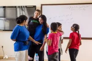 Coptic children learning through story and song in Manfalot