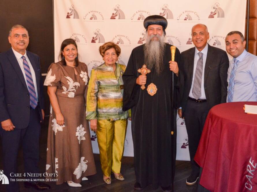 His Grace Bishop David, Bishop of the Coptic Orthodox Diocese of New York and New England at care 4 needy copts event - new york 2026